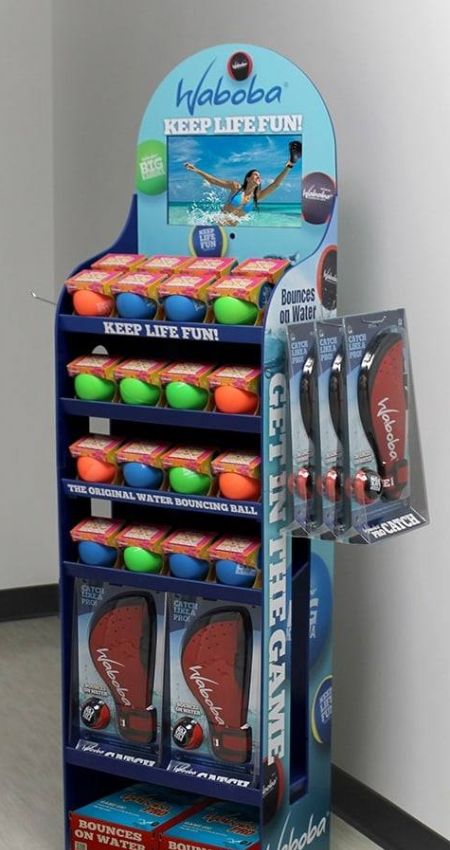 Waboba Retail Stock Displays